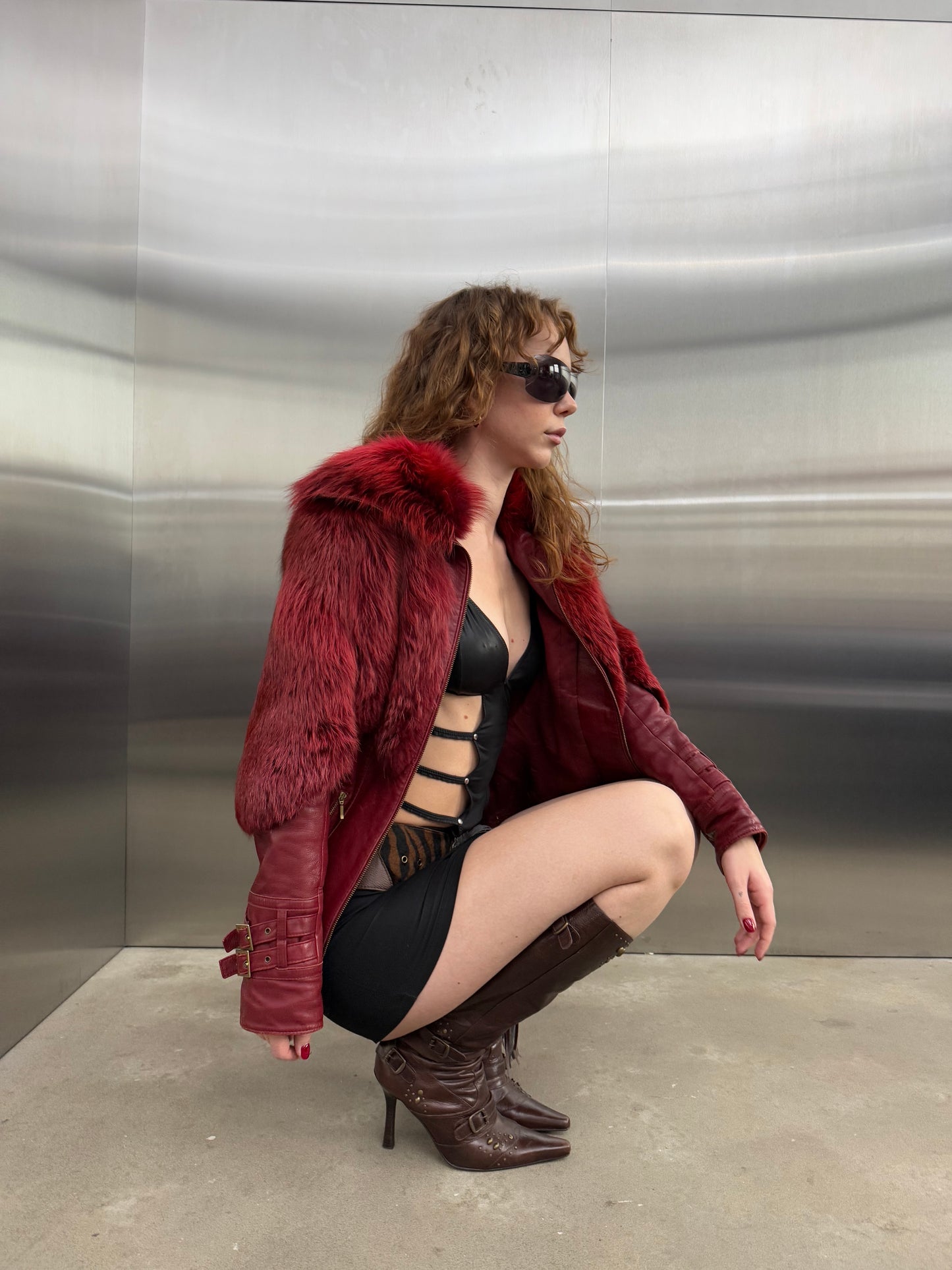 Vintage fur jacket  - TWINKLING GLOBAL