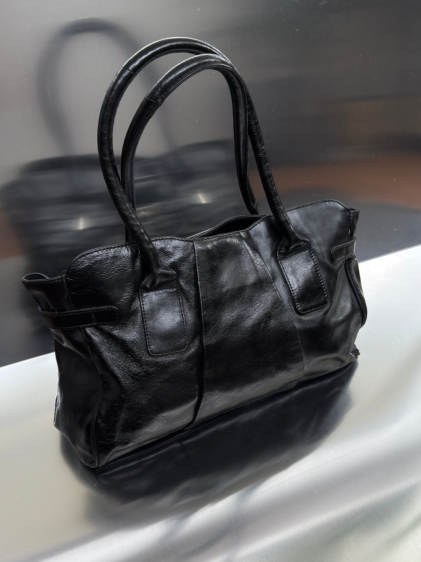 Vintage Leather Bag - TWINKLING GLOBAL