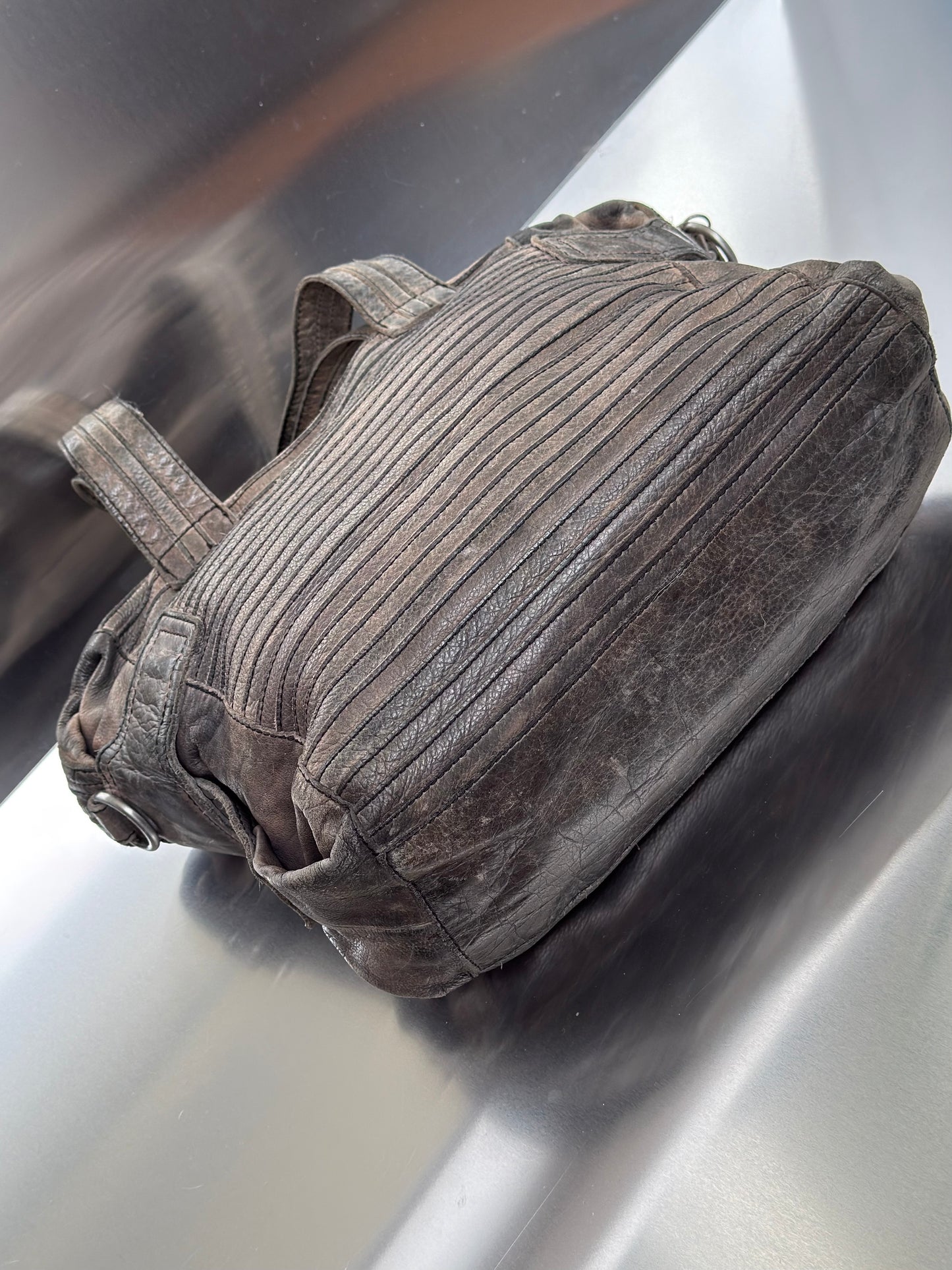 Vintage Leather Bag - TWINKLING GLOBAL