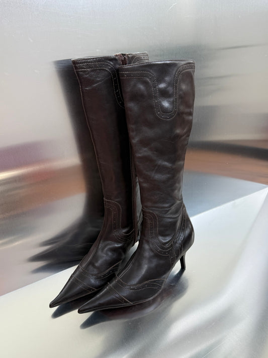 Vintage leather boots - TWINKLING GLOBAL