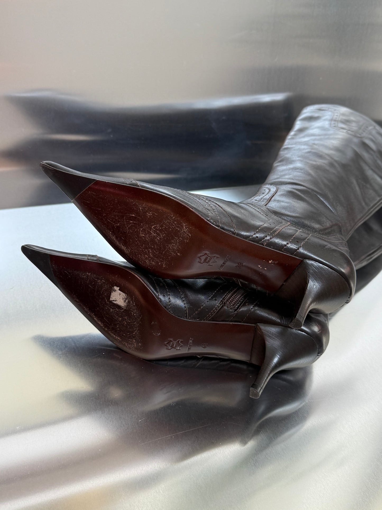 Vintage leather boots - TWINKLING GLOBAL