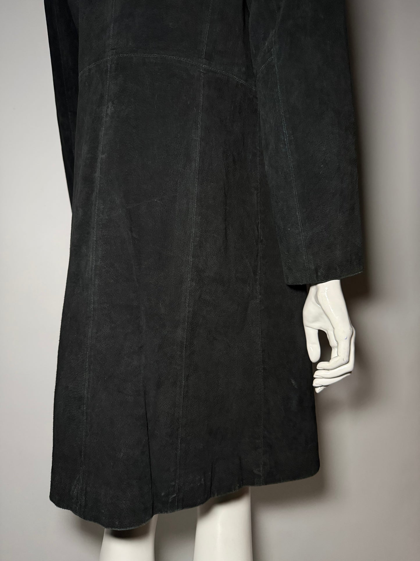 Vintage suede Penny Lane Afghan coat with llama fur Twinkling Global