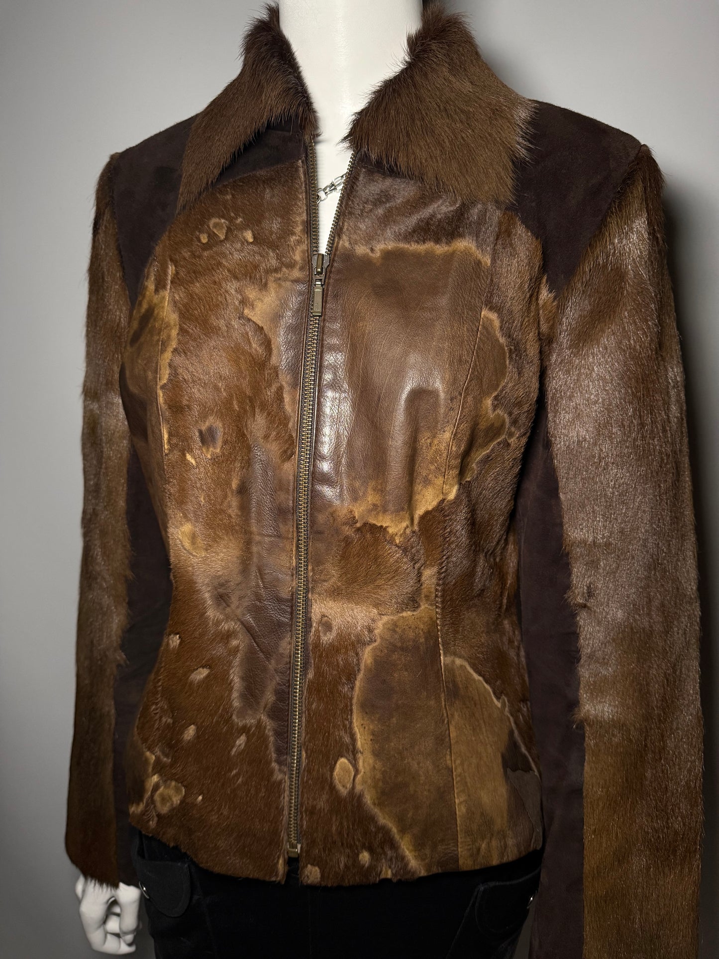 Vintage pony fur & leather jacket Twinkling Global