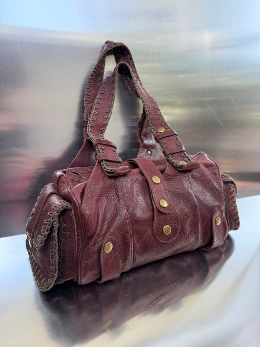 Vintage leather bag - TWINKLING GLOBAL