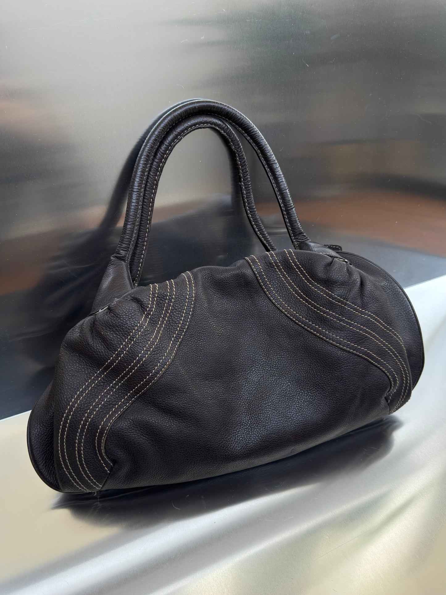 Vintage Leather Bag - TWINKLING GLOBAL