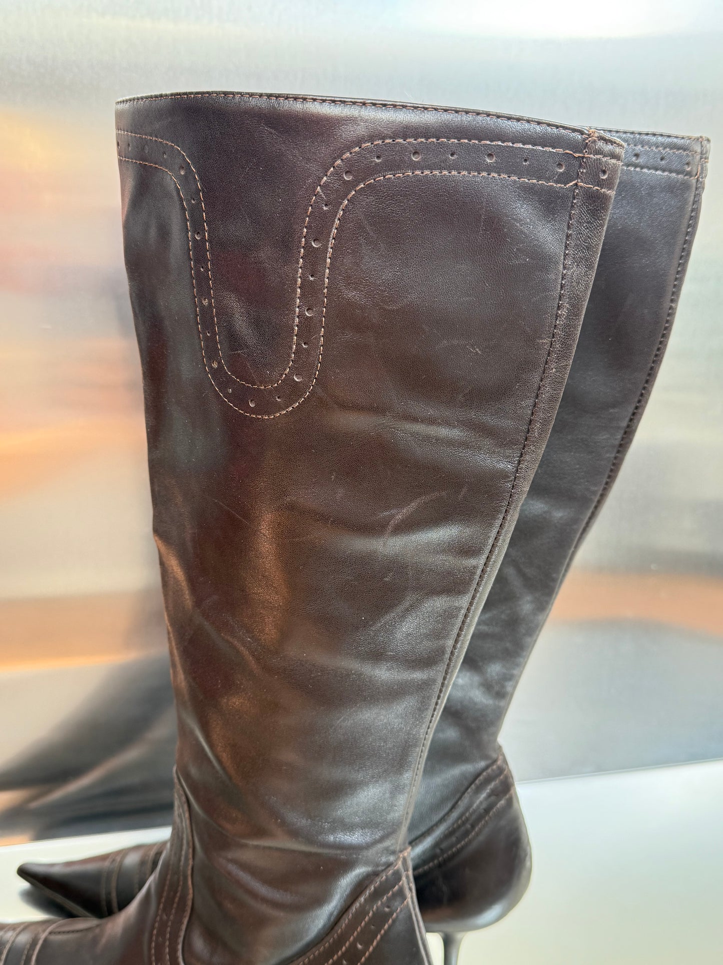 Vintage leather boots - TWINKLING GLOBAL