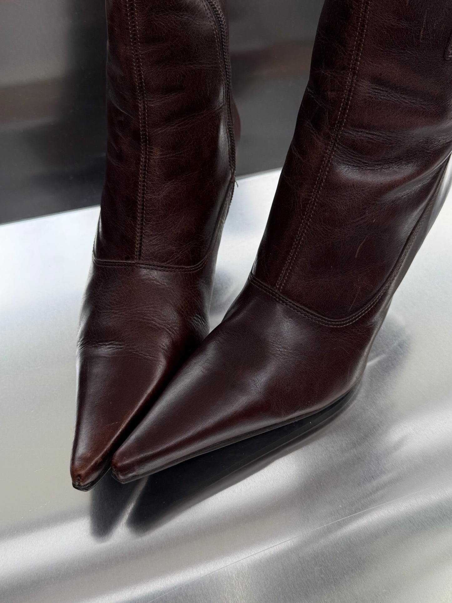 Vintage leather boots Buffalo - TWINKLING GLOBAL
