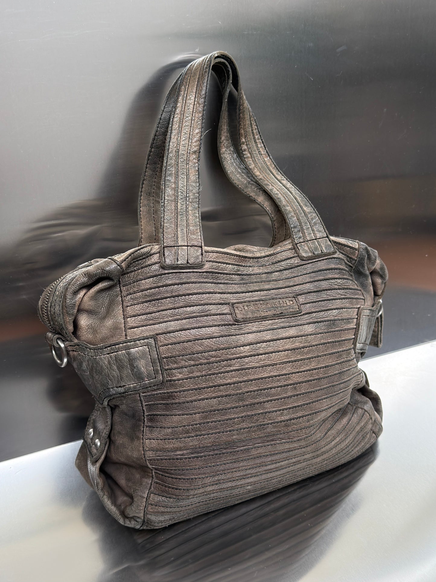 Vintage Leather Bag - TWINKLING GLOBAL