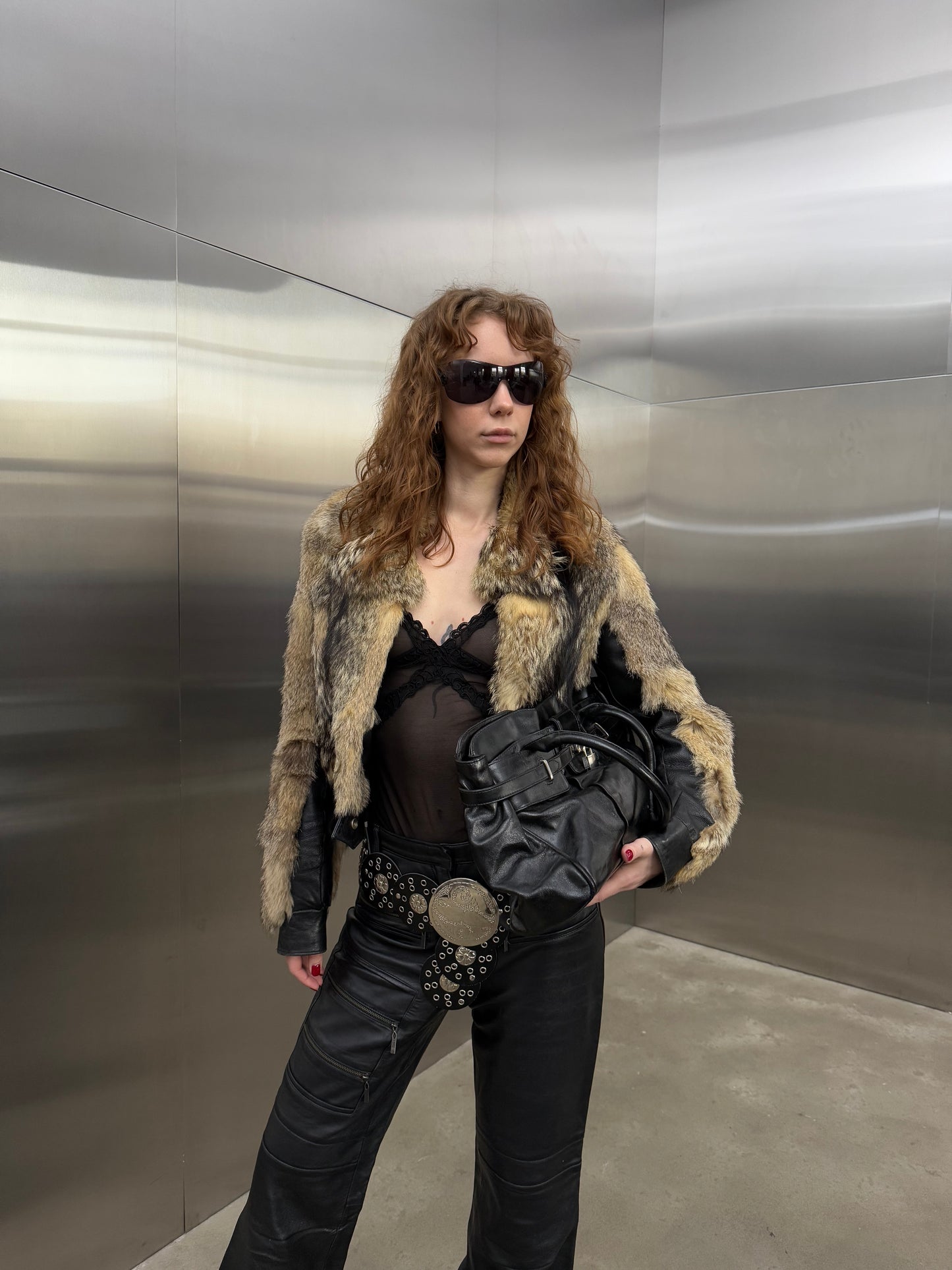 Vintage fur jacket  - TWINKLING GLOBAL
