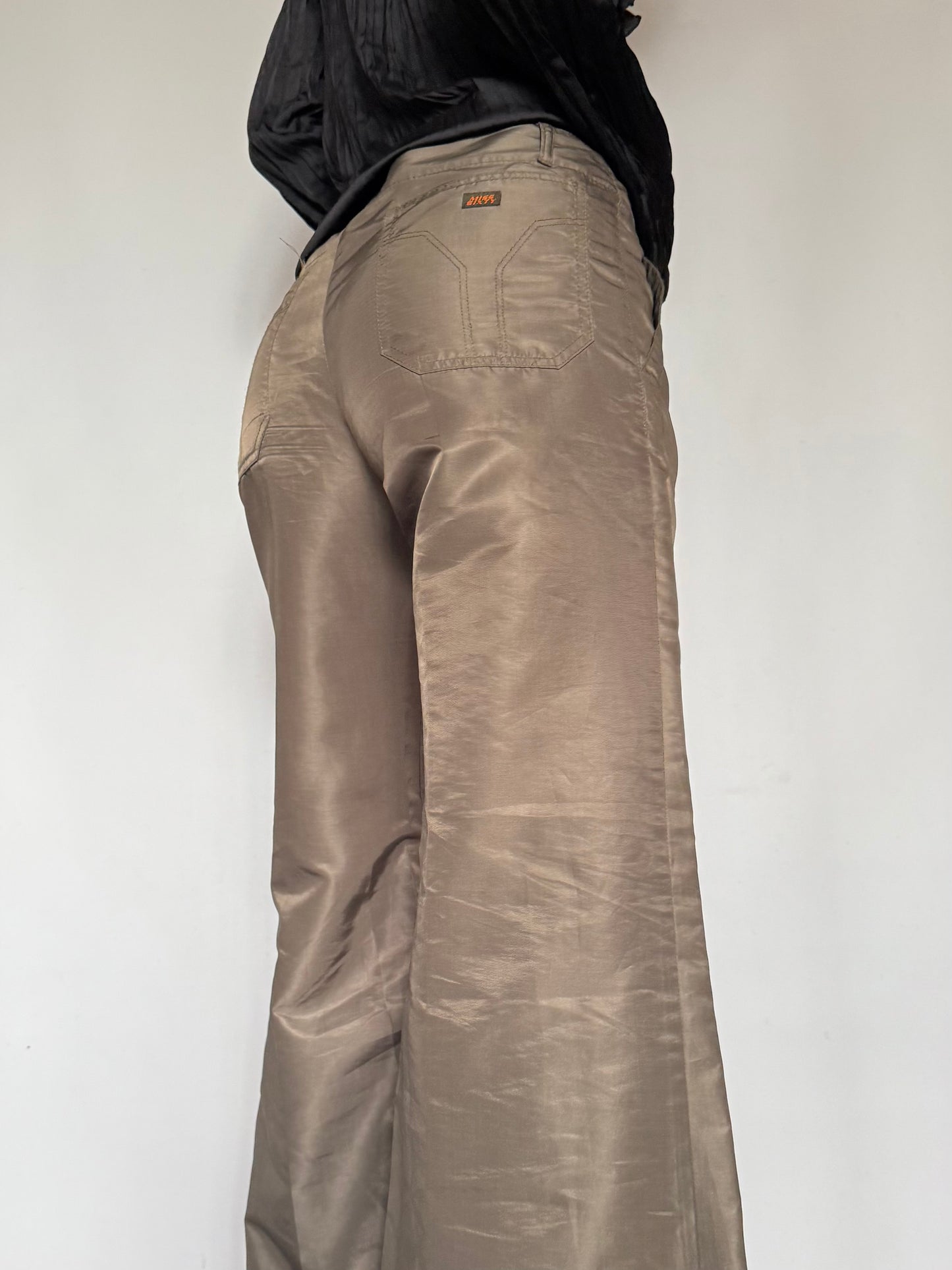 Vintage  Wide-Leg Trousers Khaki Miss sixty Twinkling Global