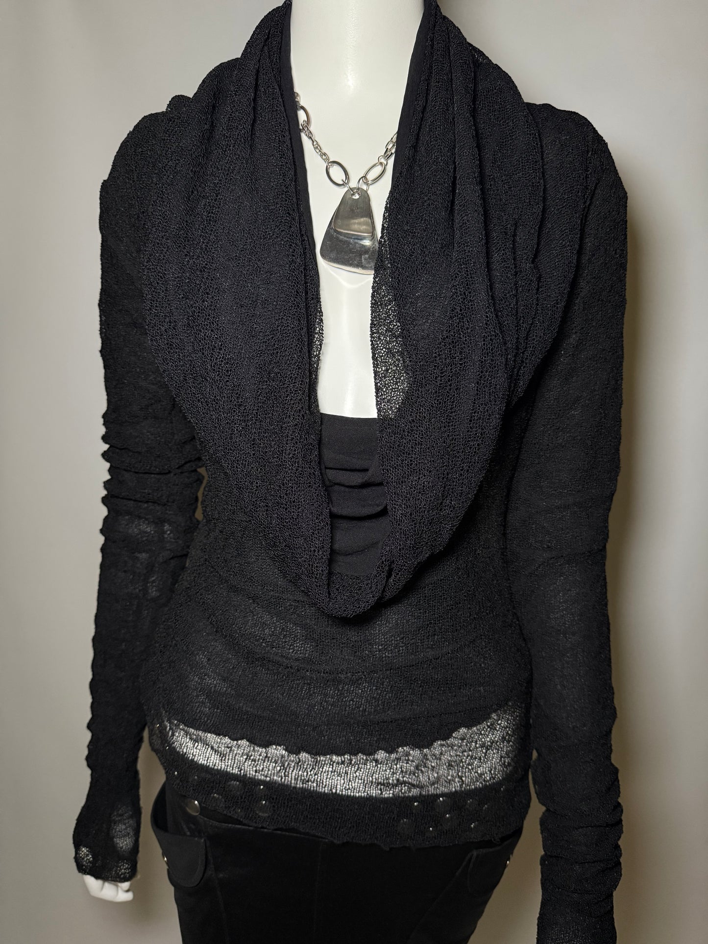 Vintage Long Sleeve Top Sarah Pacini Twinkling Global