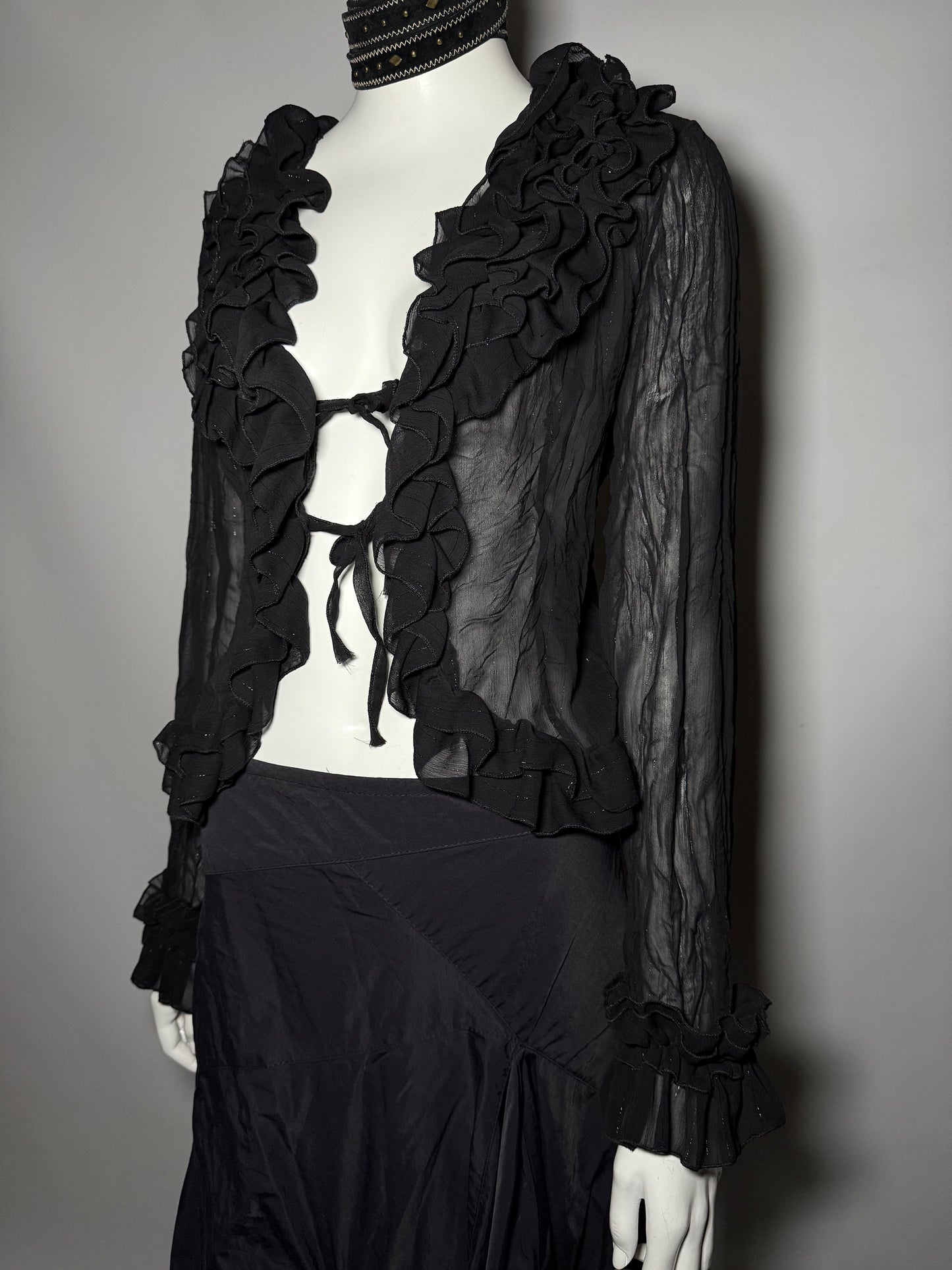 Vintage Ruffled Blouse - TWINKLING GLOBAL