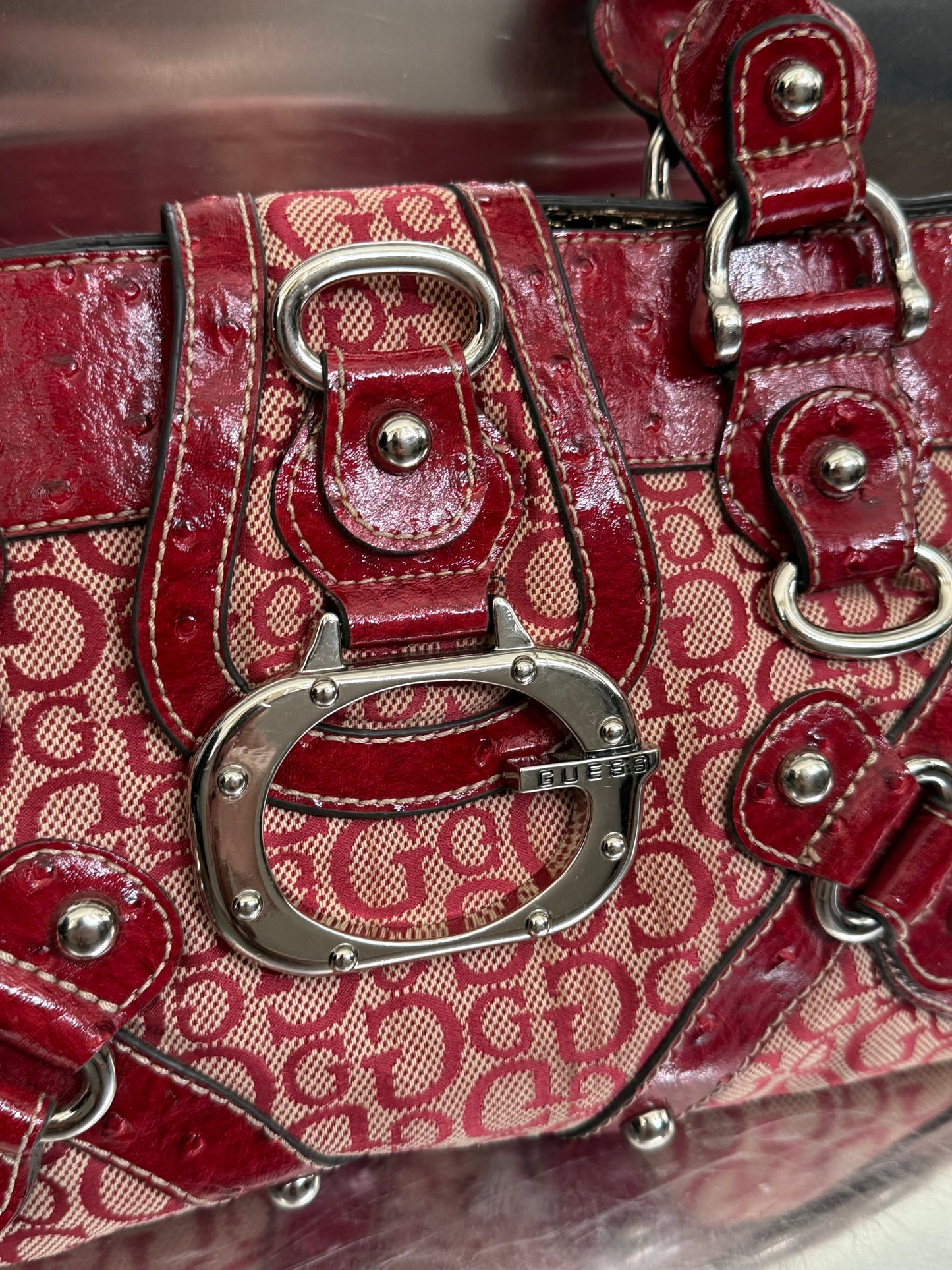 Vintage Guess Monogram Bag  Twinkling