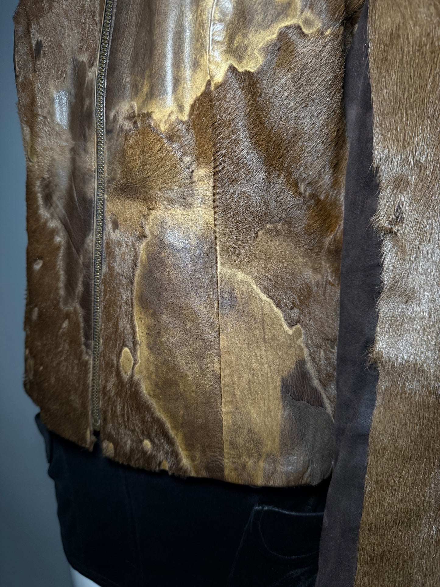 Vintage pony fur & leather jacket Twinkling Global