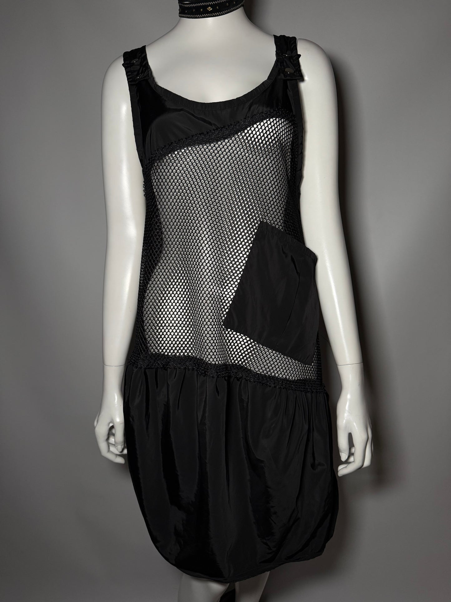Vintage Mesh Tunic Dress - TWINKLING GLOBAL