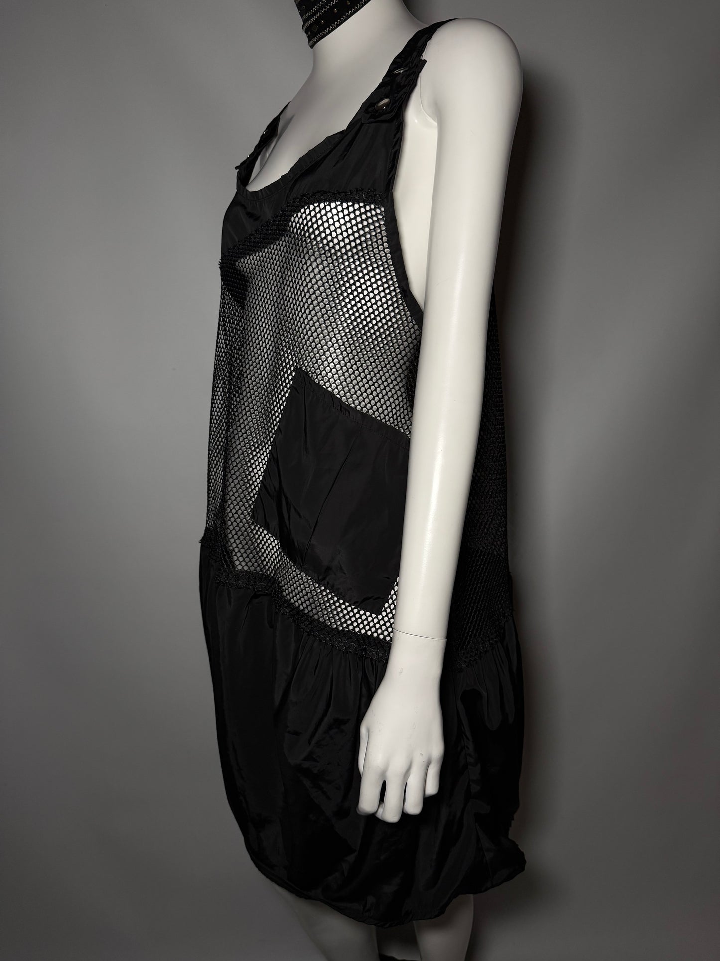 Vintage Mesh Tunic Dress - TWINKLING GLOBAL