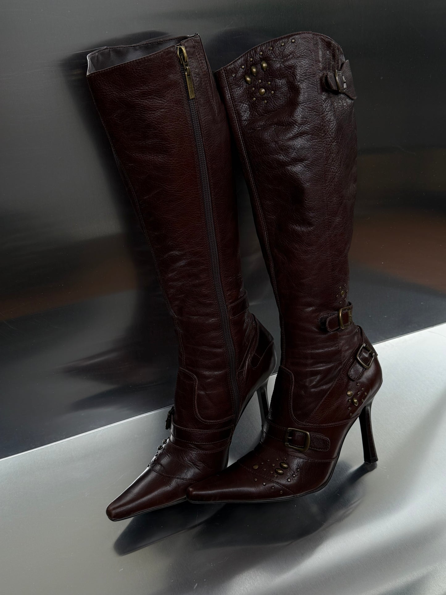 Vintage leather boots - TWINKLING GLOBAL