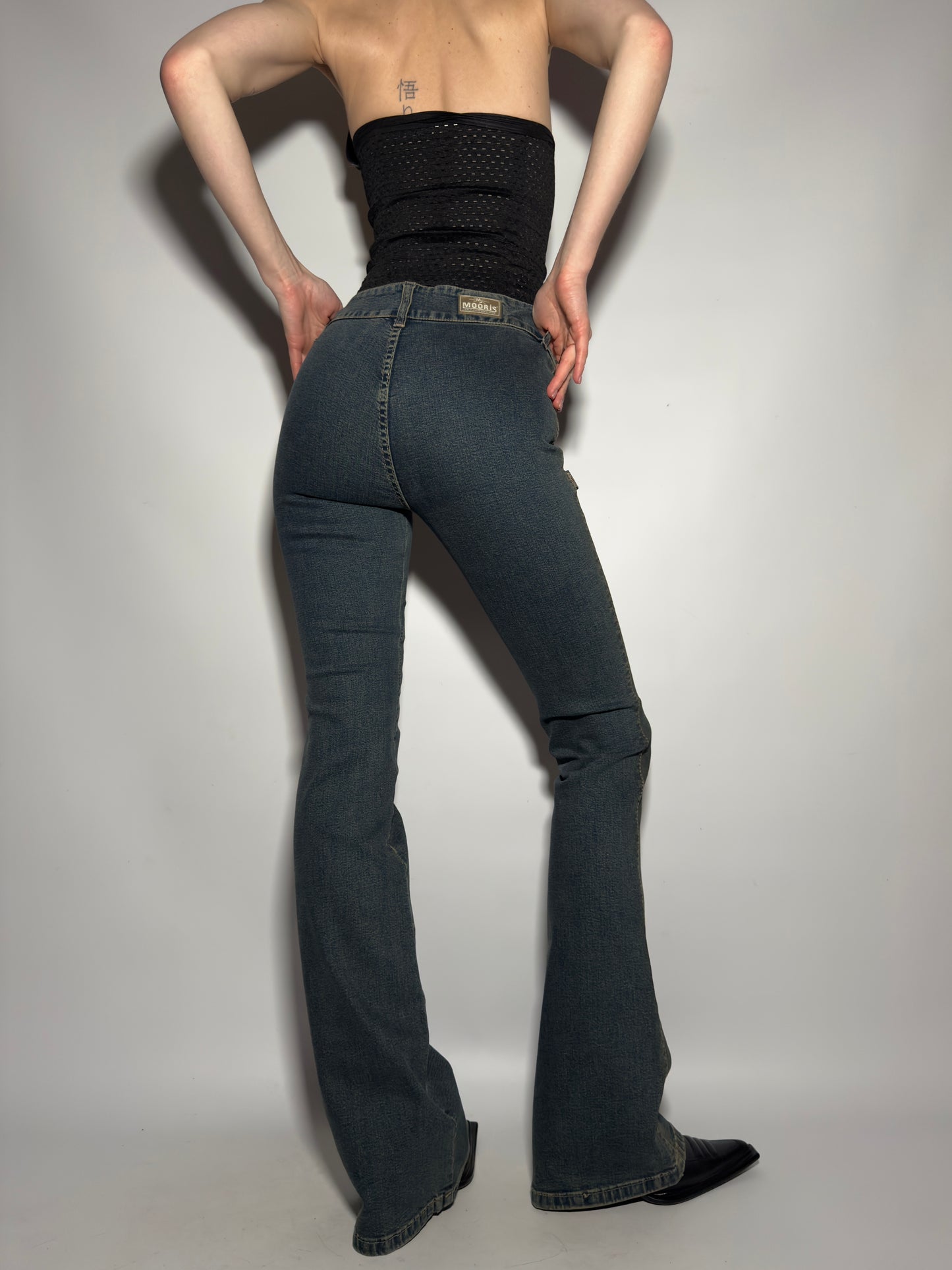 Vintage Brownish Flared Jeans - TWINKLING GLOBAL