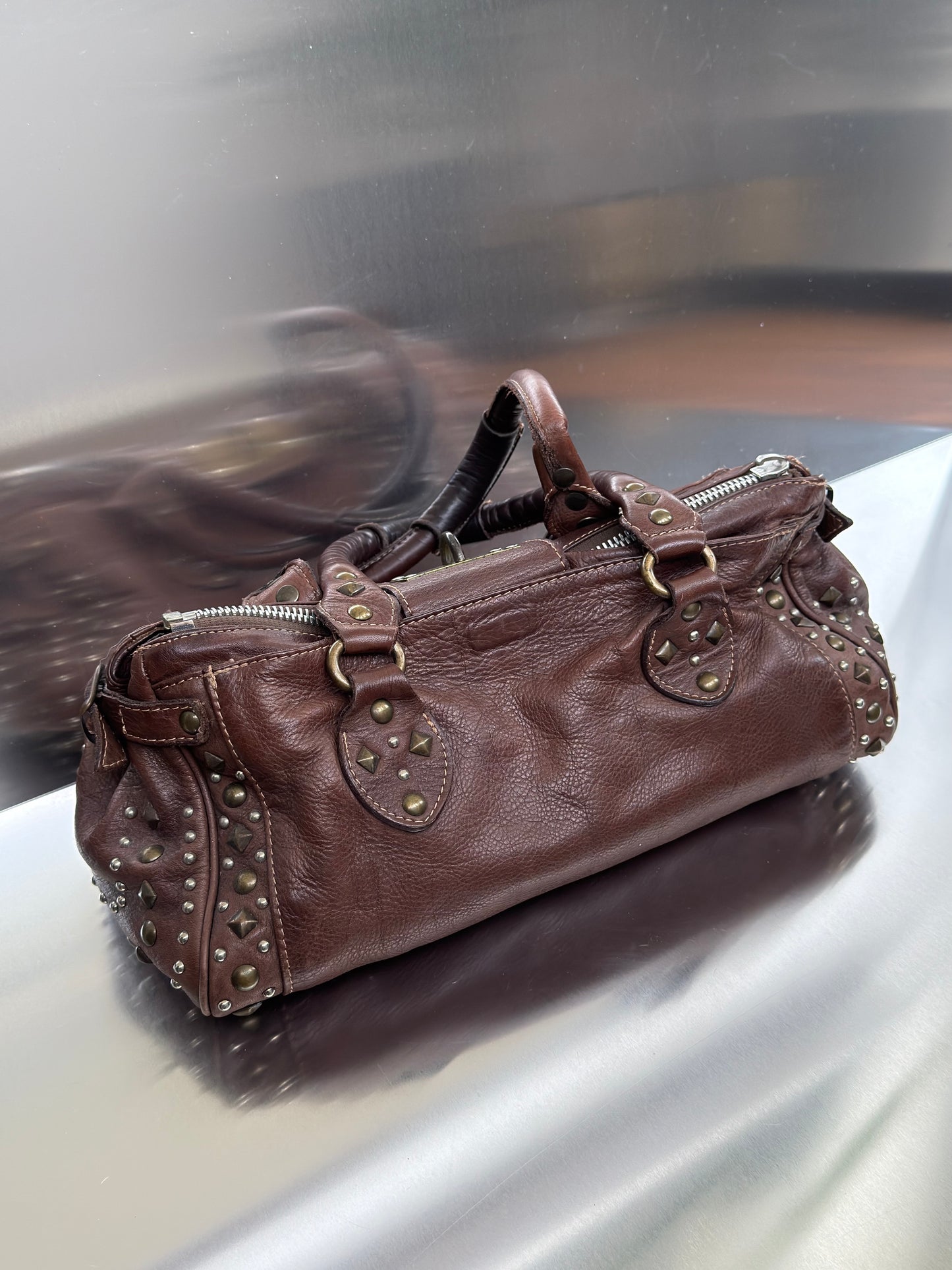 Vintage Leather Bag - TWINKLING GLOBAL