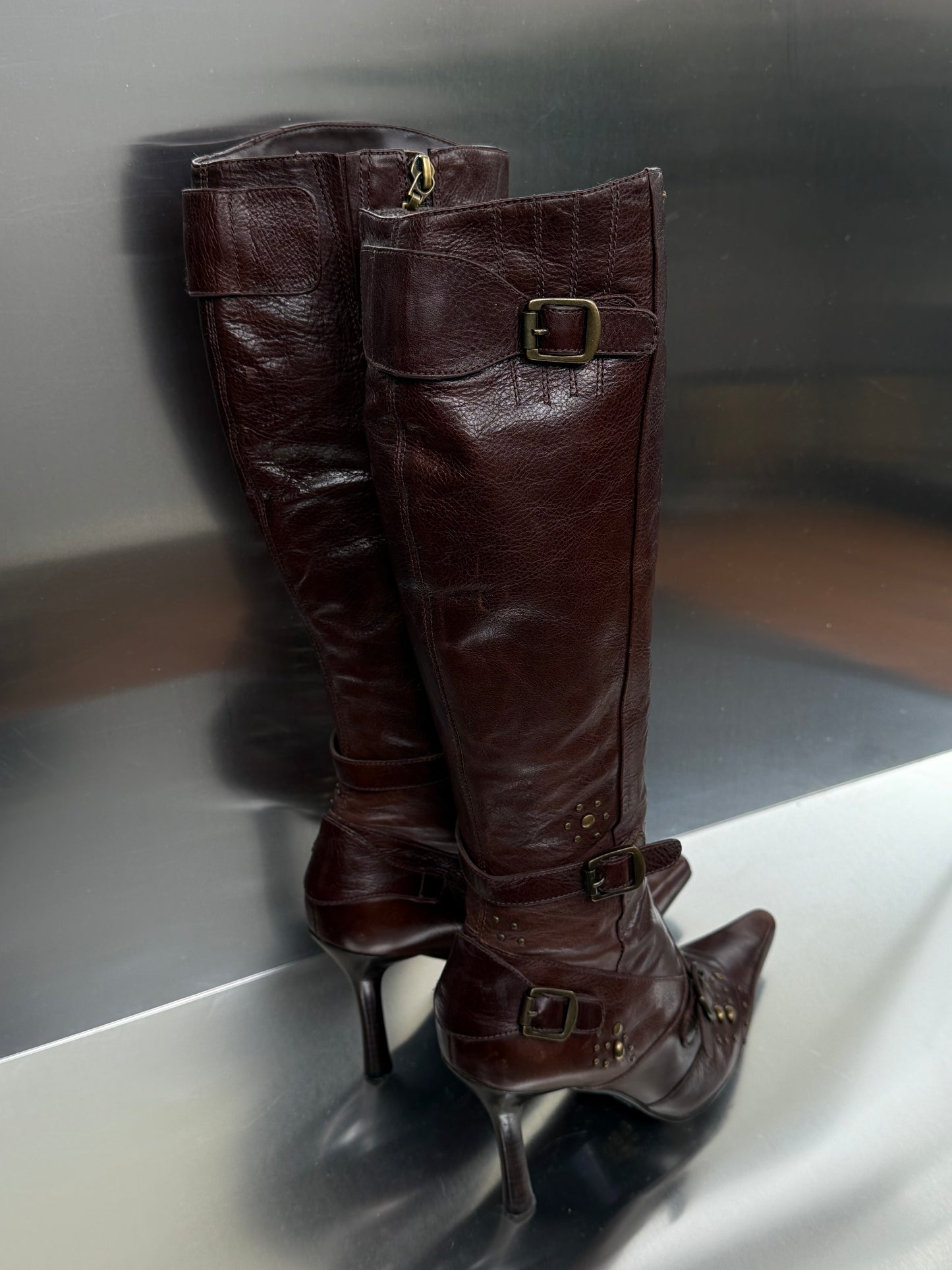 Vintage leather boots - TWINKLING GLOBAL