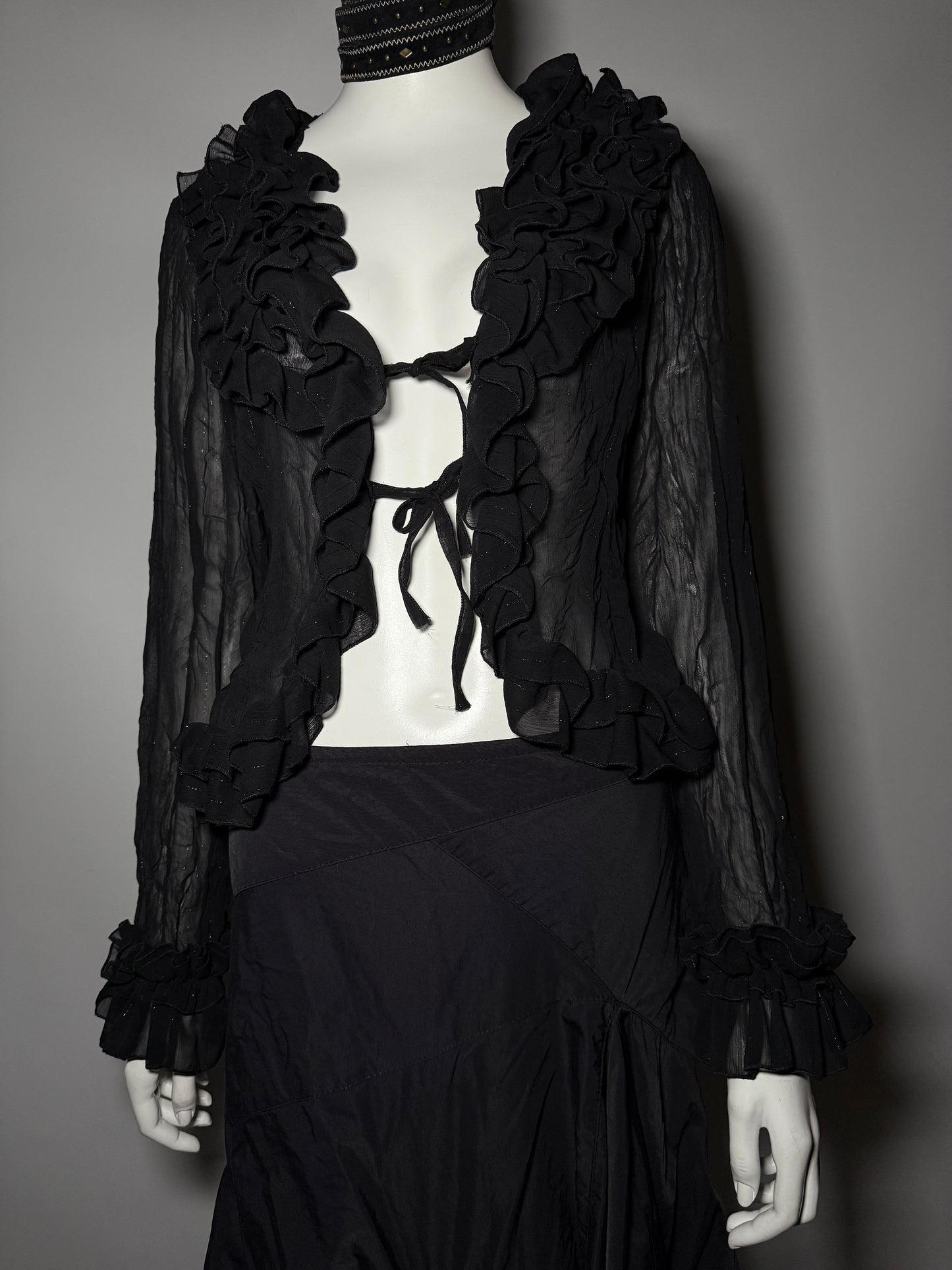 Vintage Ruffled Blouse - TWINKLING GLOBAL