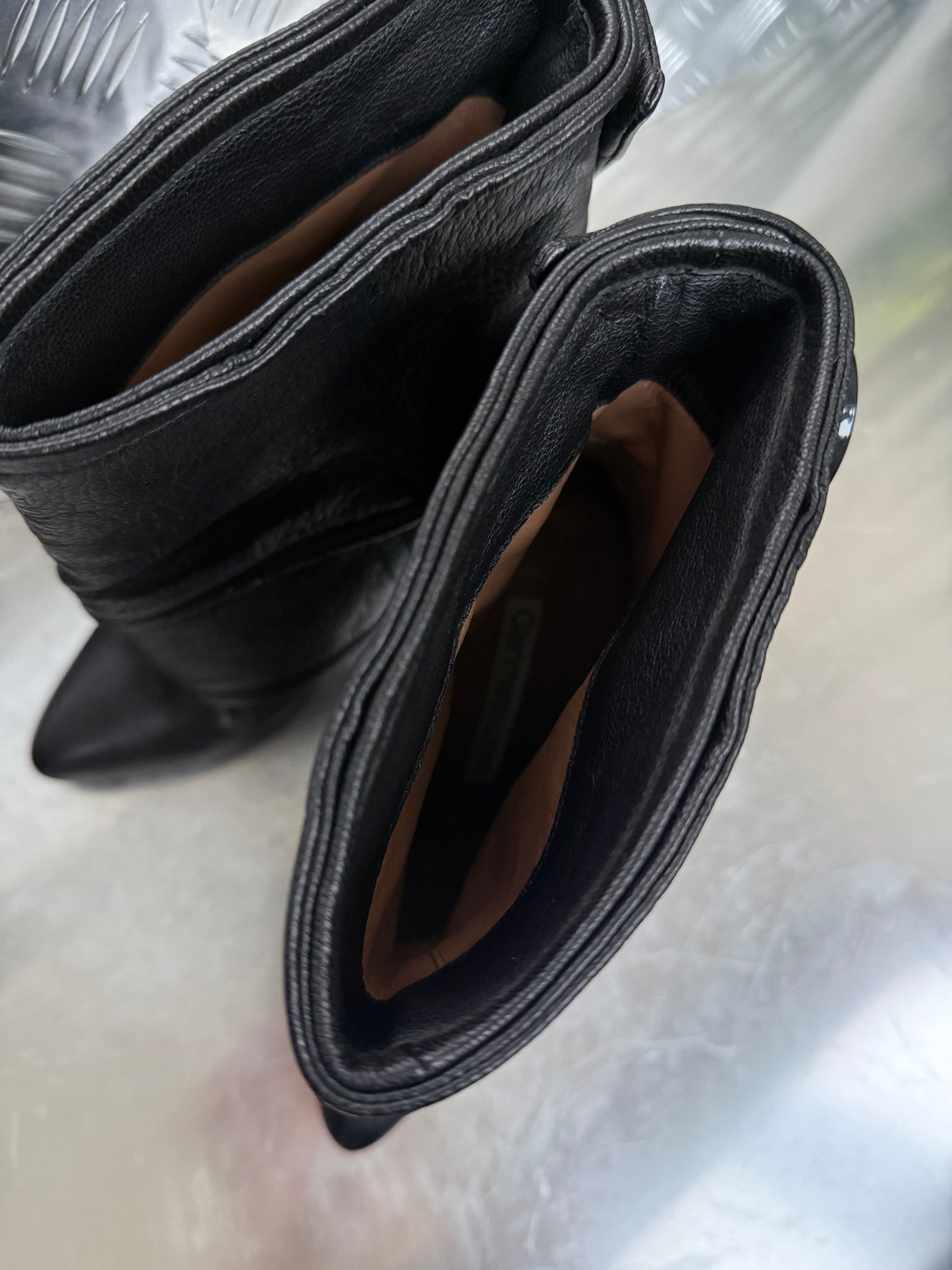 Vintage Gianmarco Lorenzi leather button-detail ankle boots Twinkling Global