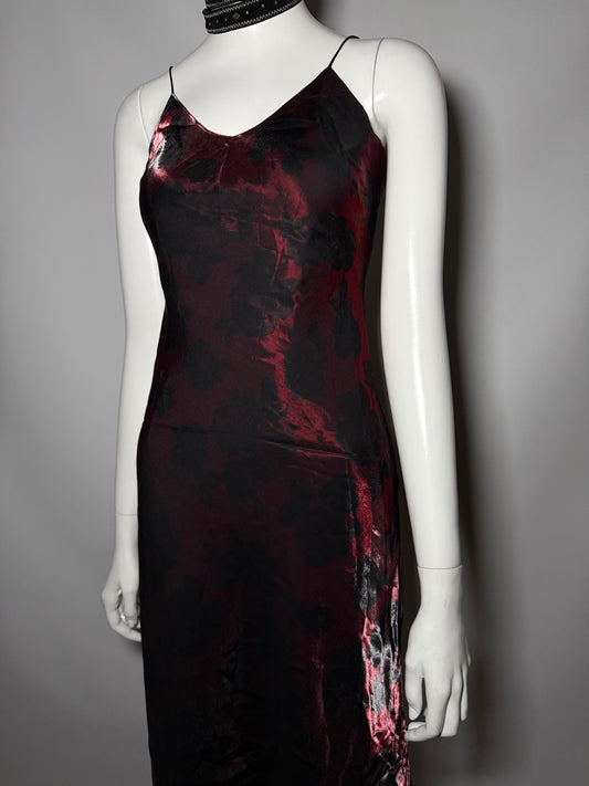 Vintage Rose Print Dress -TWINKLING GLOBAL