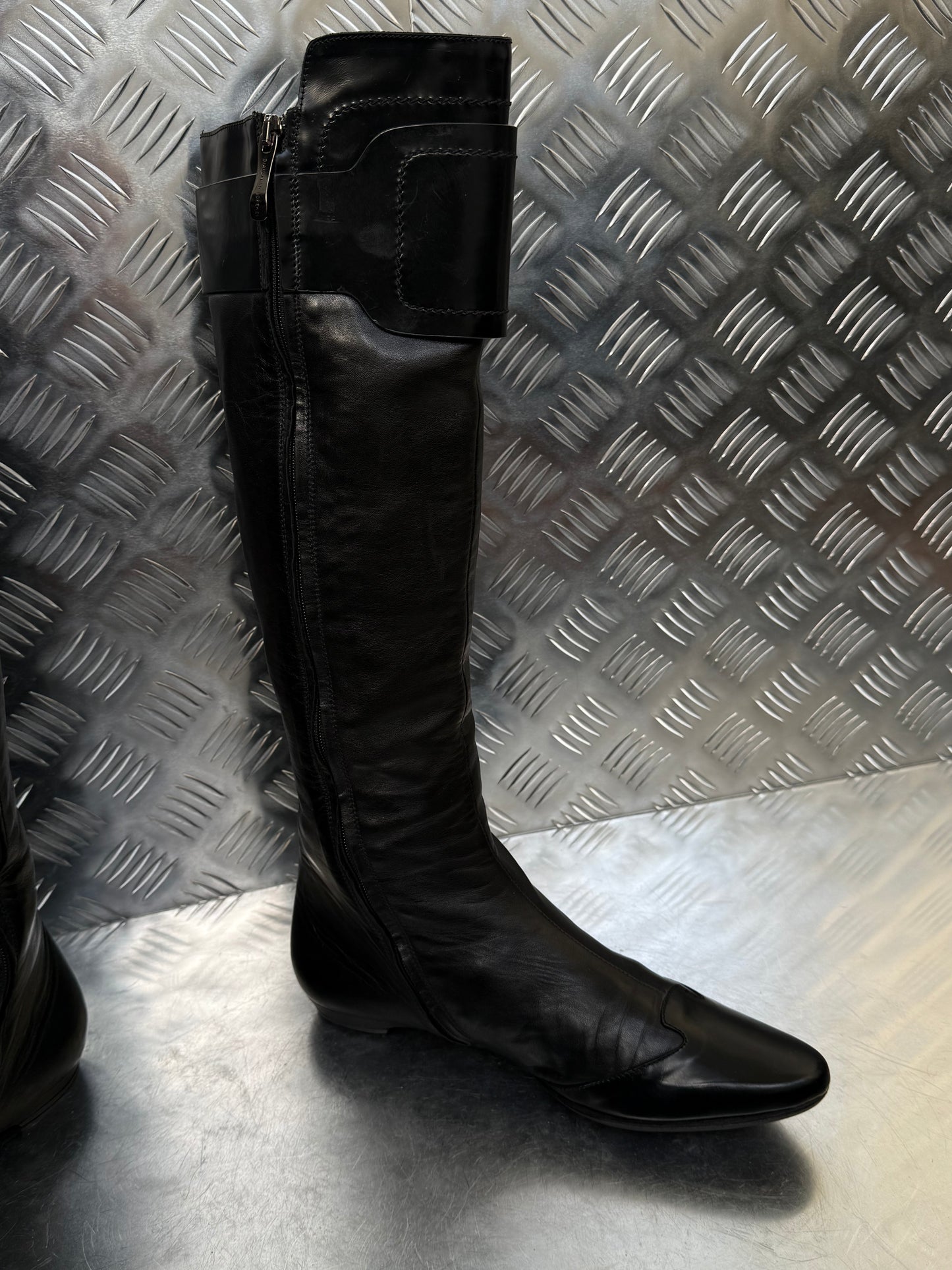 Vintage leather boots Gianmarco Lorenzi TWINKLING GLOBAL