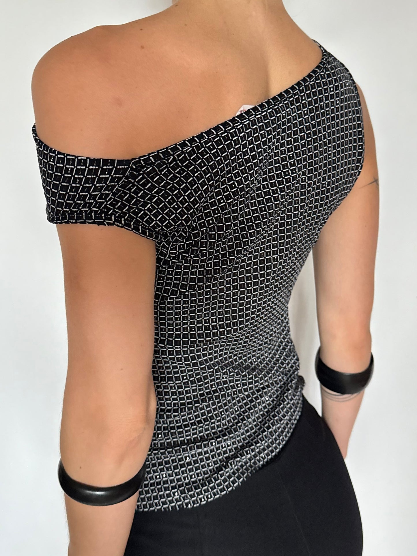 Vintage Geometric Belted Top – Twinkling Global