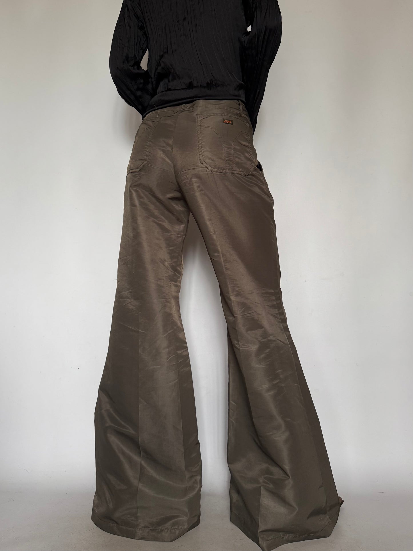 Vintage  Wide-Leg Trousers Khaki Miss sixty Twinkling Global