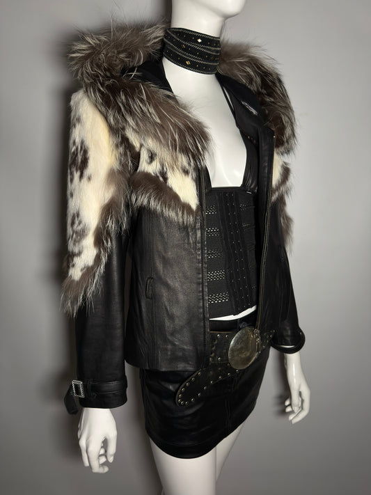 Vintage fur jacket  - TWINKLING GLOBAL