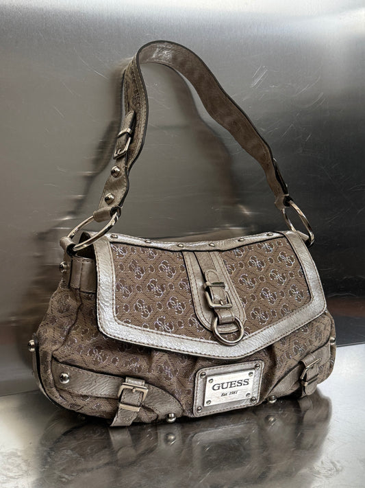 Vintage Monogram Shoulder Bag by Guess  Twinkling