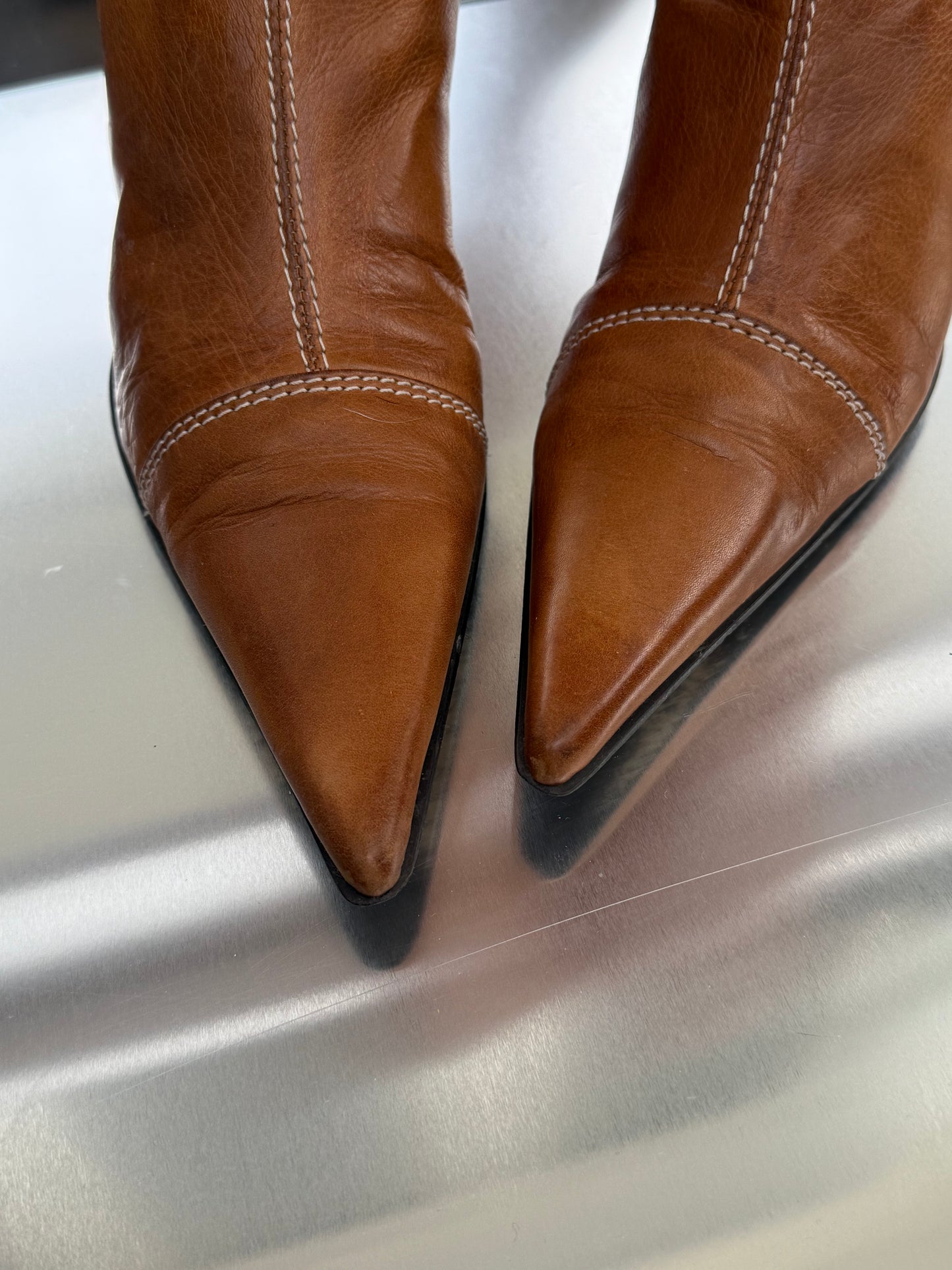 Vintage leather boots - TWINKLING GLOBAL