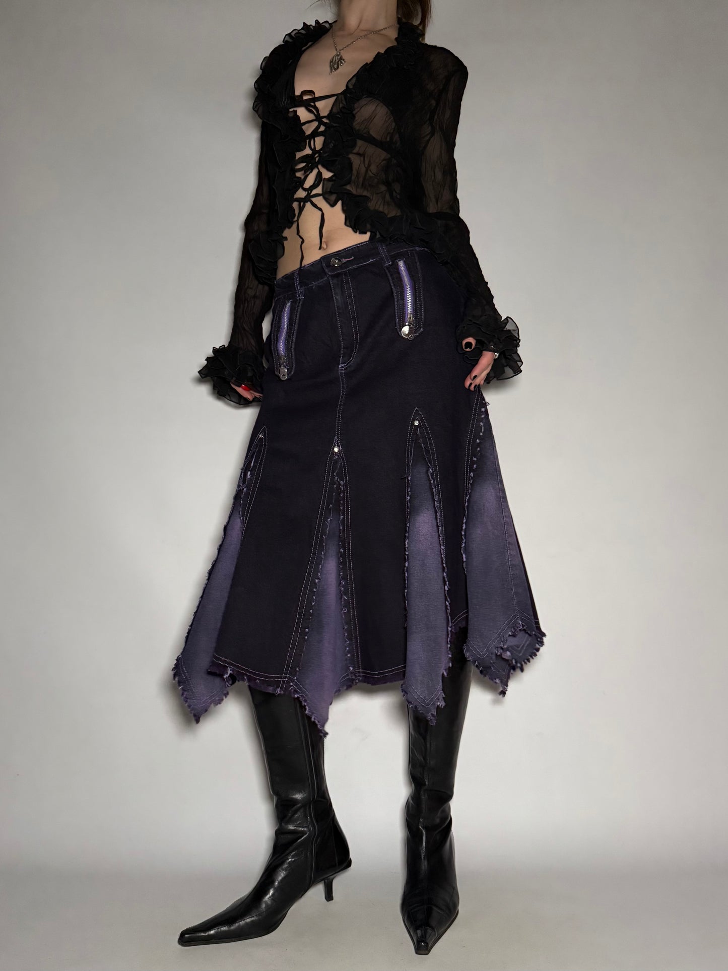 Vintage denim skirt - TWINKLING GLOBAL