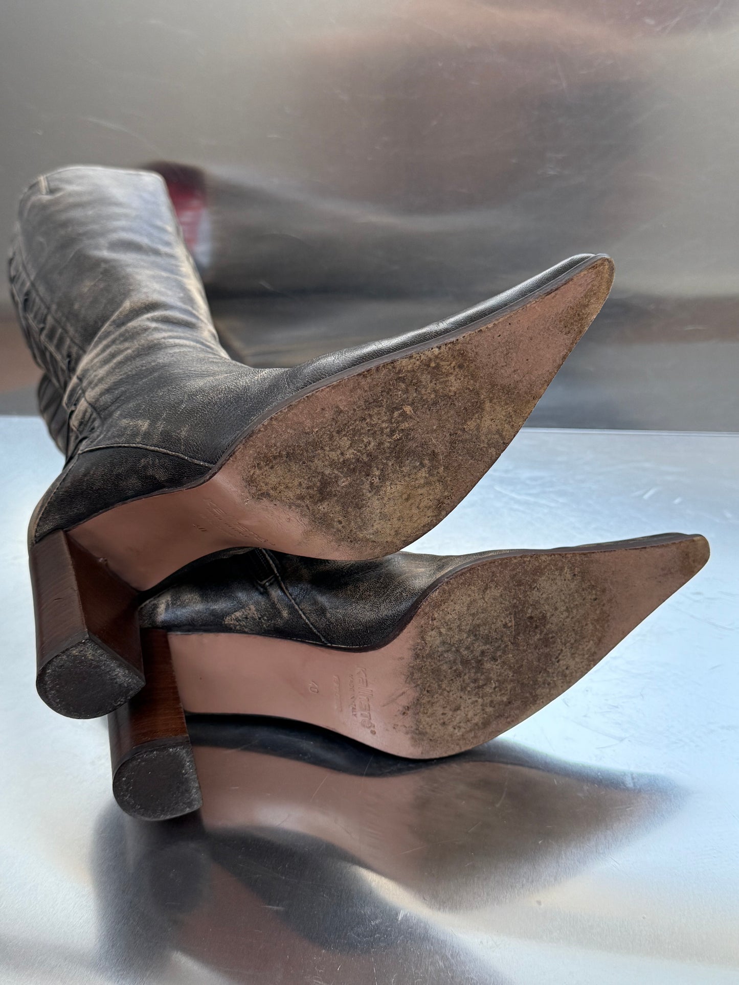 Vintage Leather Boots Kallisté Twinkling Global
