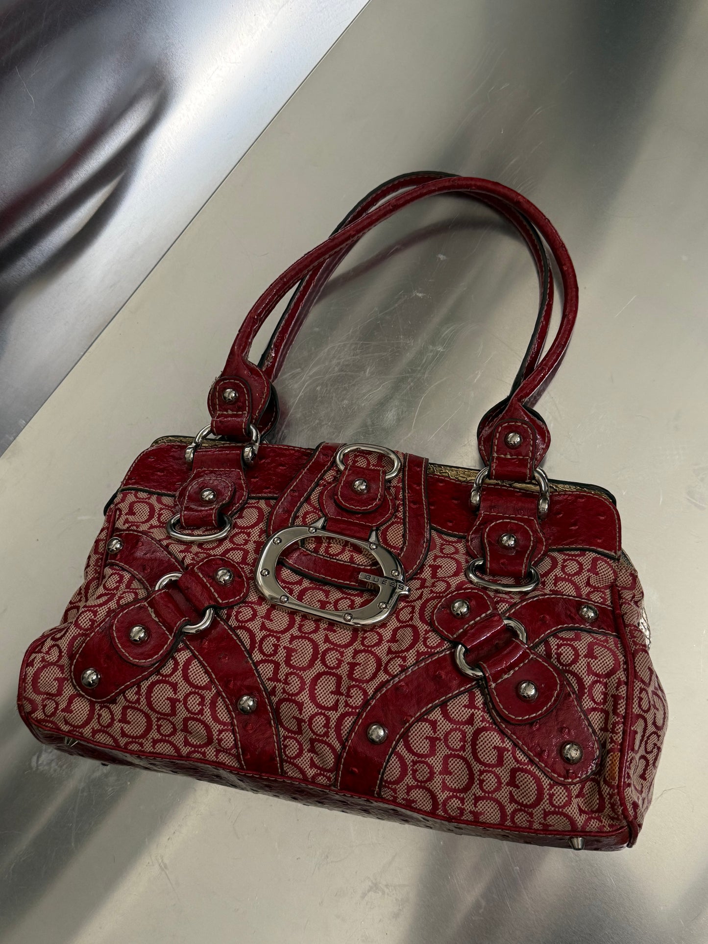 Vintage Guess Monogram Bag  Twinkling