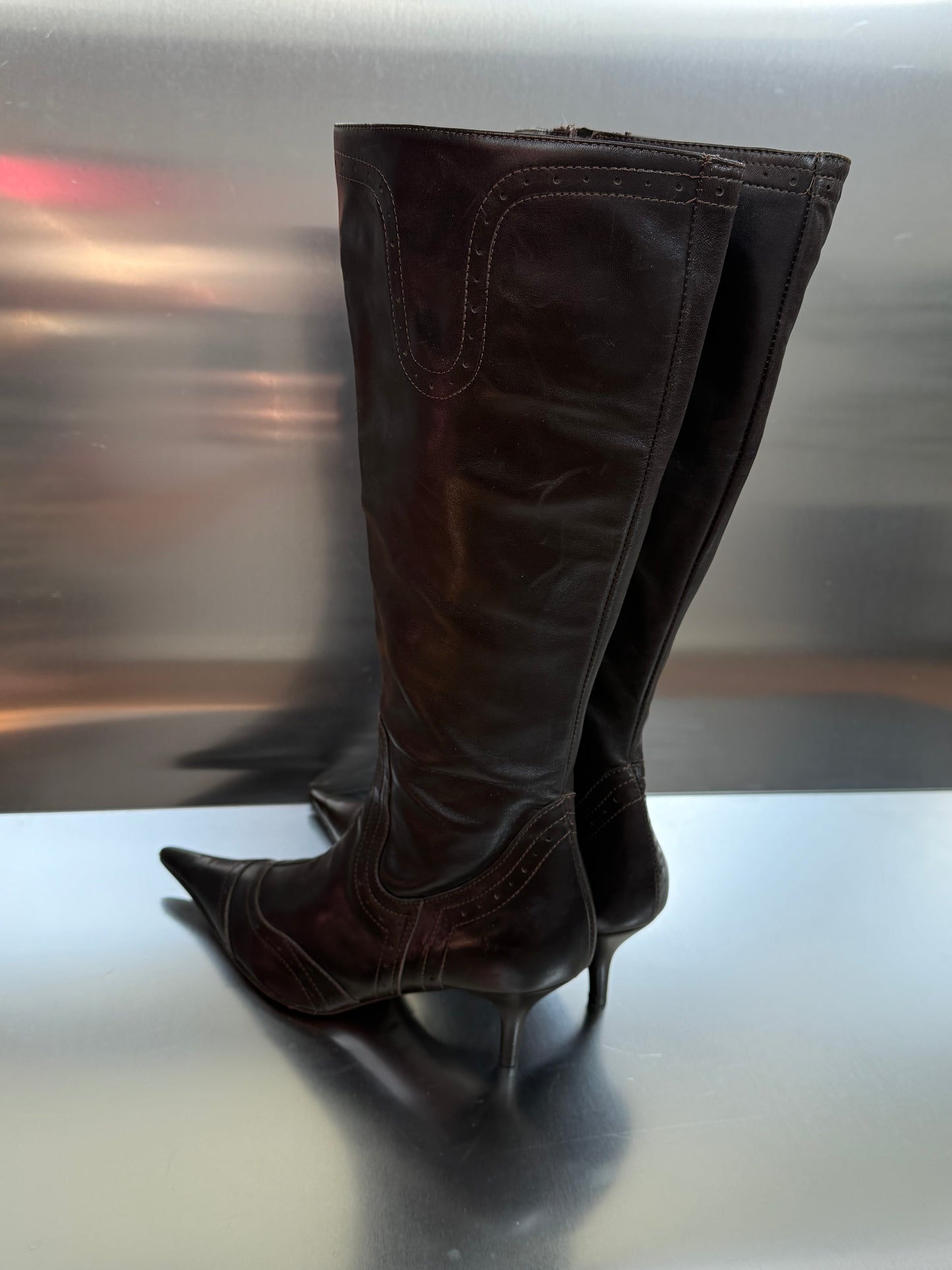 Vintage leather boots - TWINKLING GLOBAL