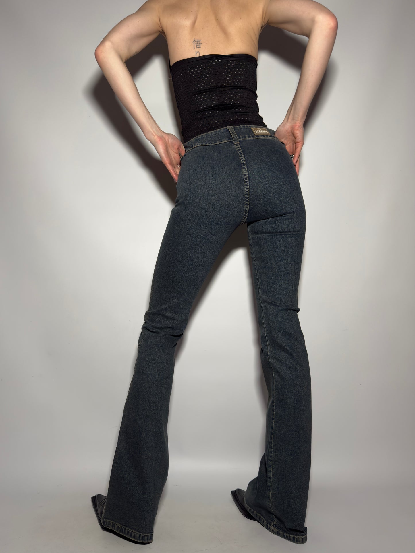 Vintage Brownish Flared Jeans - TWINKLING GLOBAL