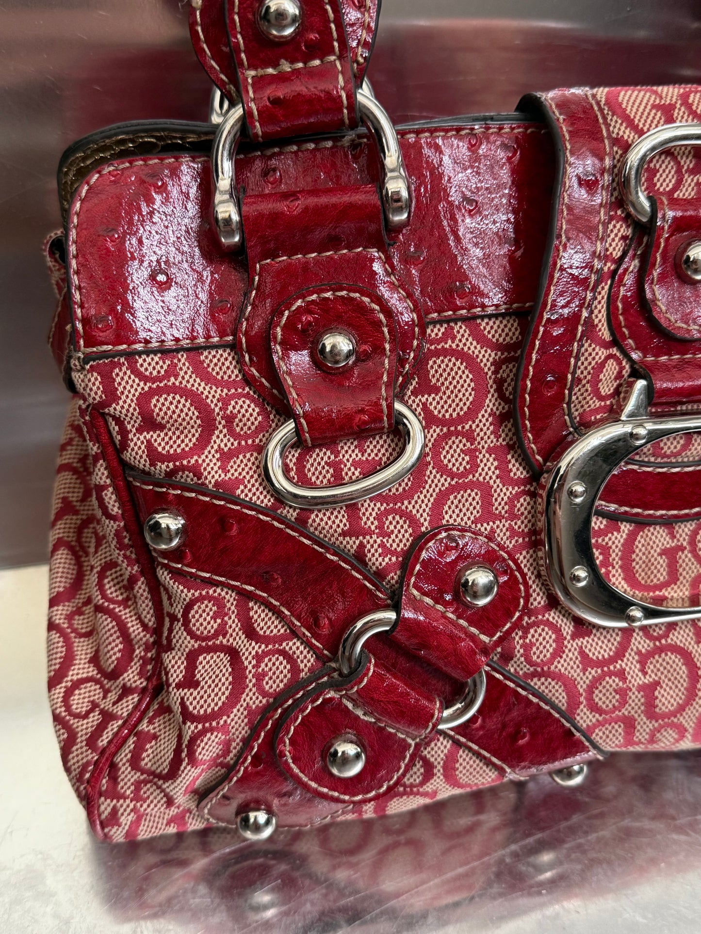 Vintage Guess Monogram Bag  Twinkling